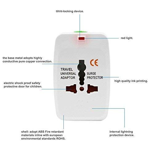 Universal Travel Adapter Plug - International Multipurpose All-in-One Solution
