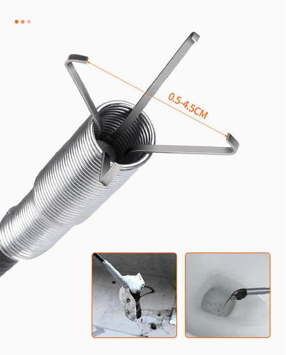 Drain Cleaner Wire Stick Stainless Steel