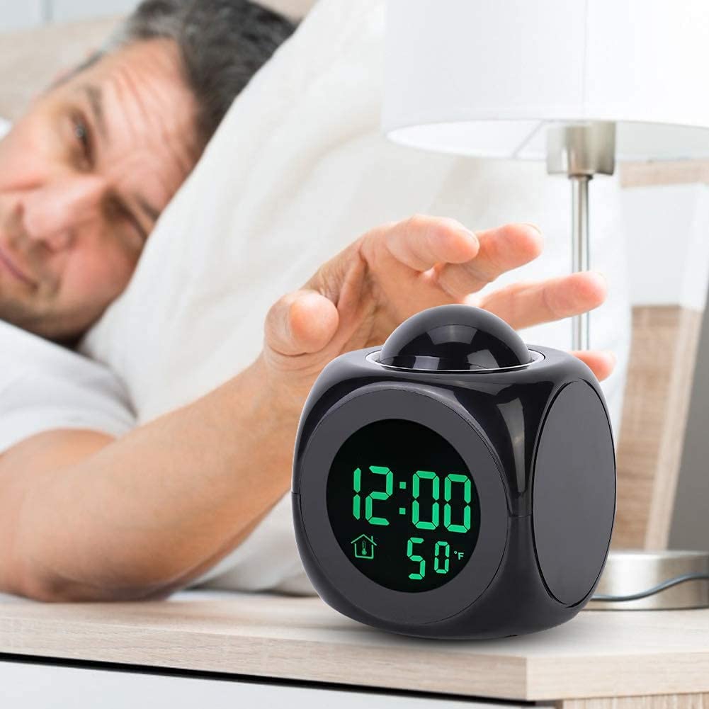 Digital LCD Display Alarm Clock