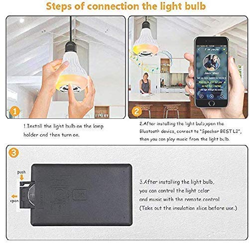 LED Music Bluetooth Light Bulb