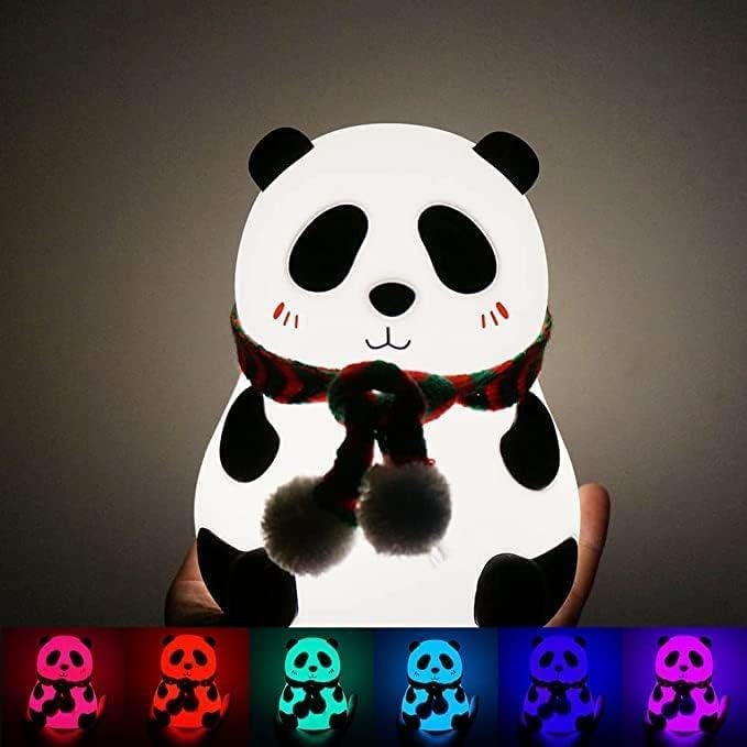 Rechargeable Silicone Panda Night Light for Kids