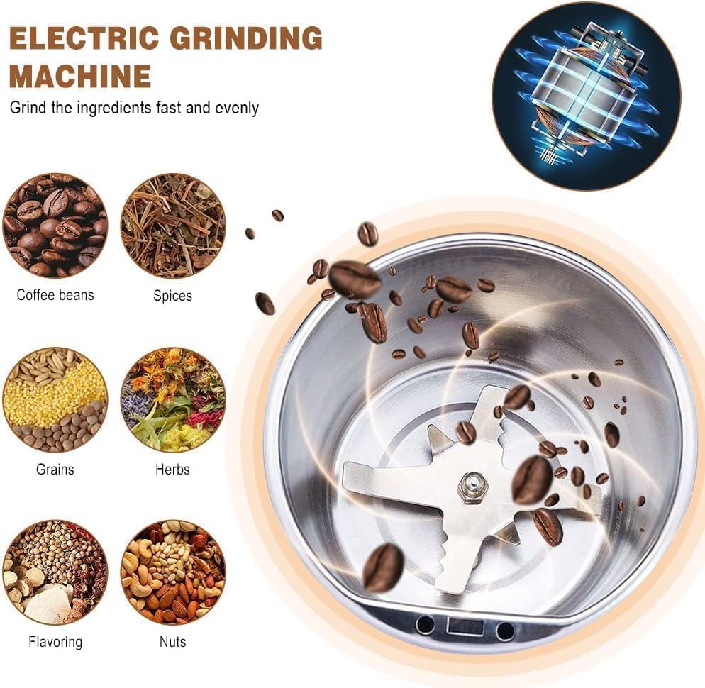4-Blade Stainless steel electric coffee grinder