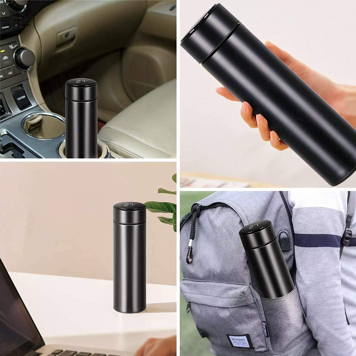 Smart Led Display Temperature Bottle Vacuum Flask Stainless Steel