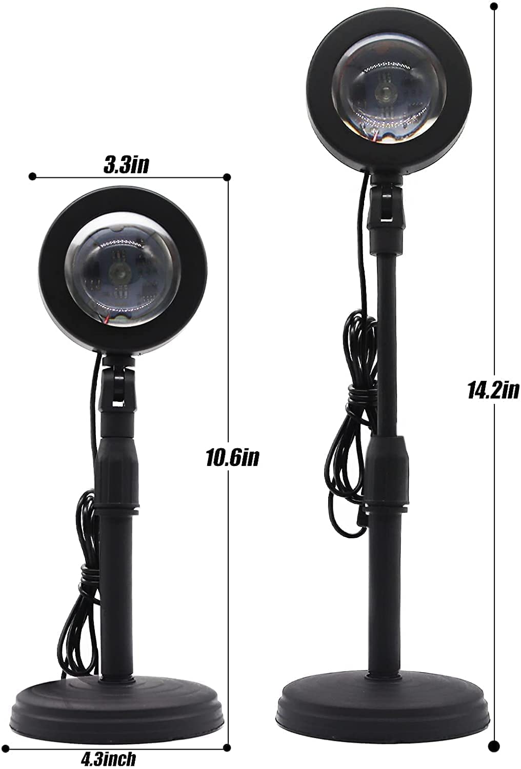 16 Colors Changing Sunset Projection Lamp with Remote