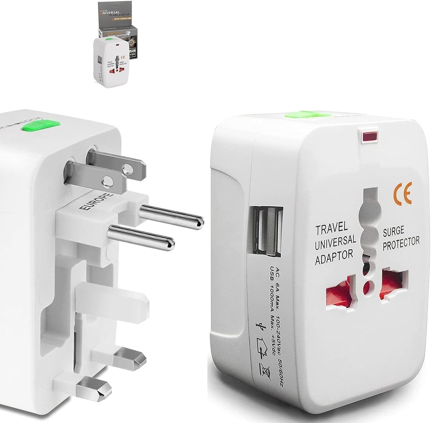 Universal Travel Adapter Plug - International Multipurpose All-in-One Solution