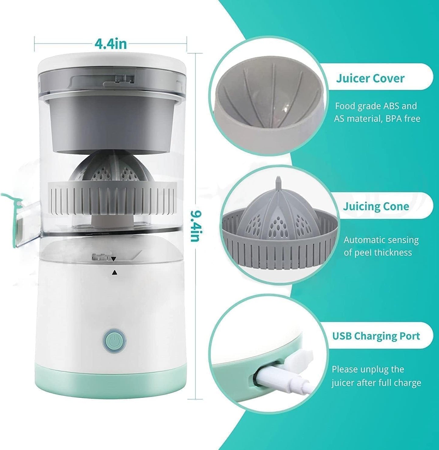 Wireless fruits press Juicer