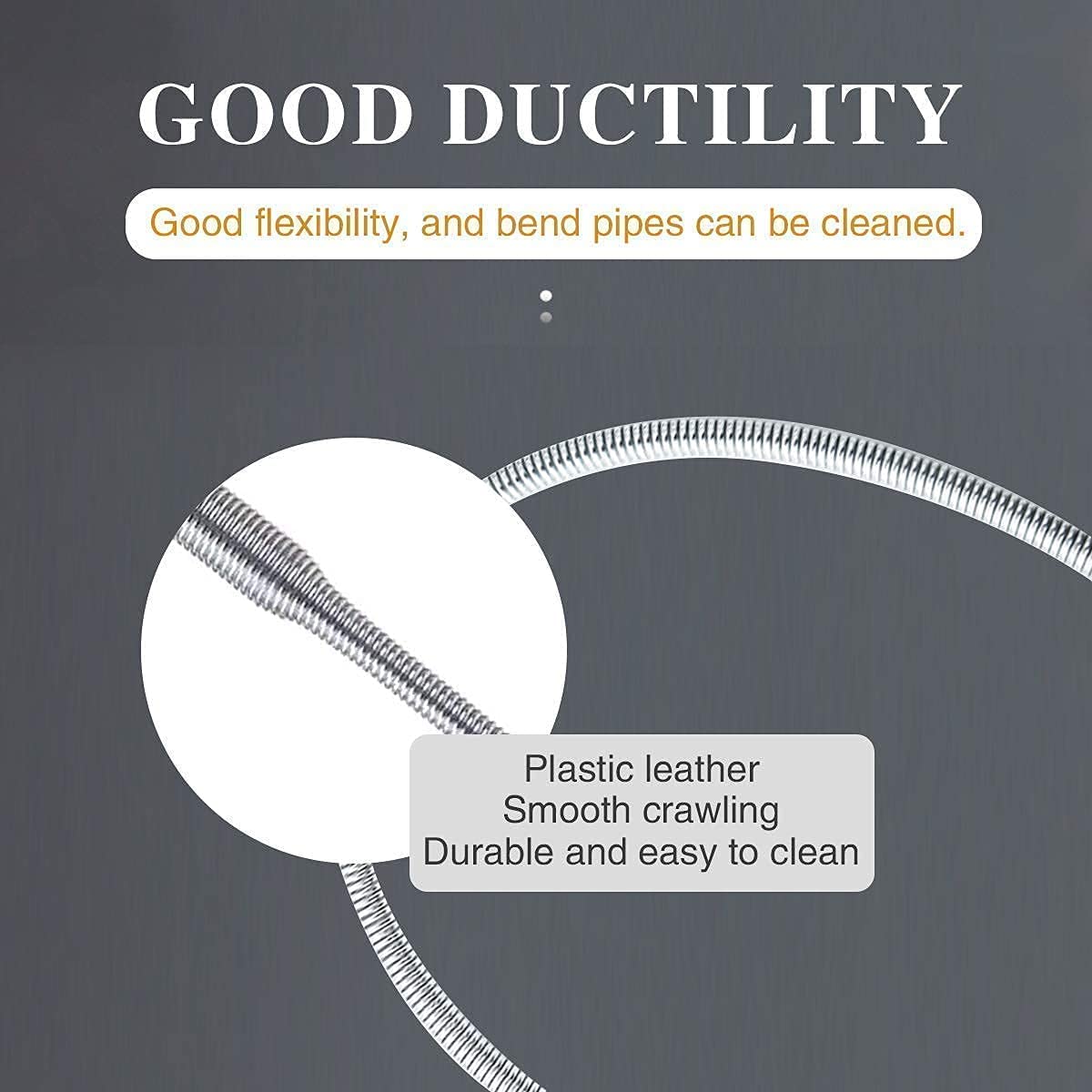 Drain Cleaner Wire Stick Stainless Steel