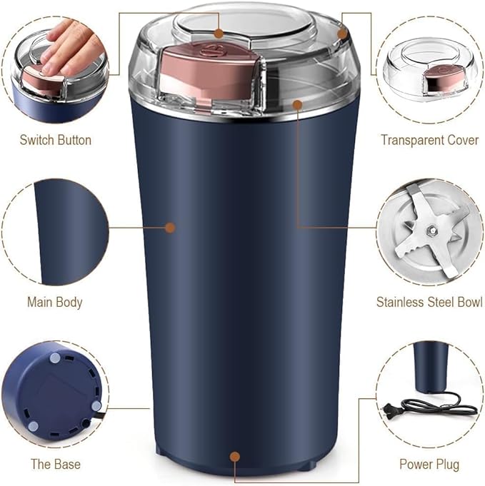4-Blade Stainless steel electric coffee grinder