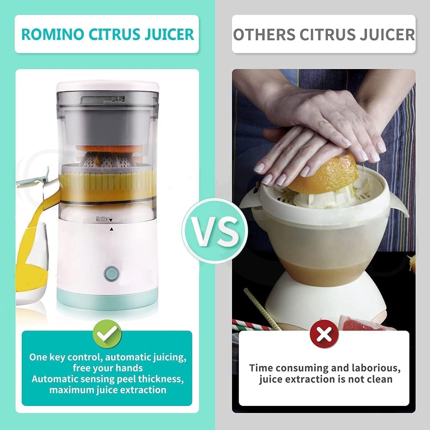 Wireless fruits press Juicer