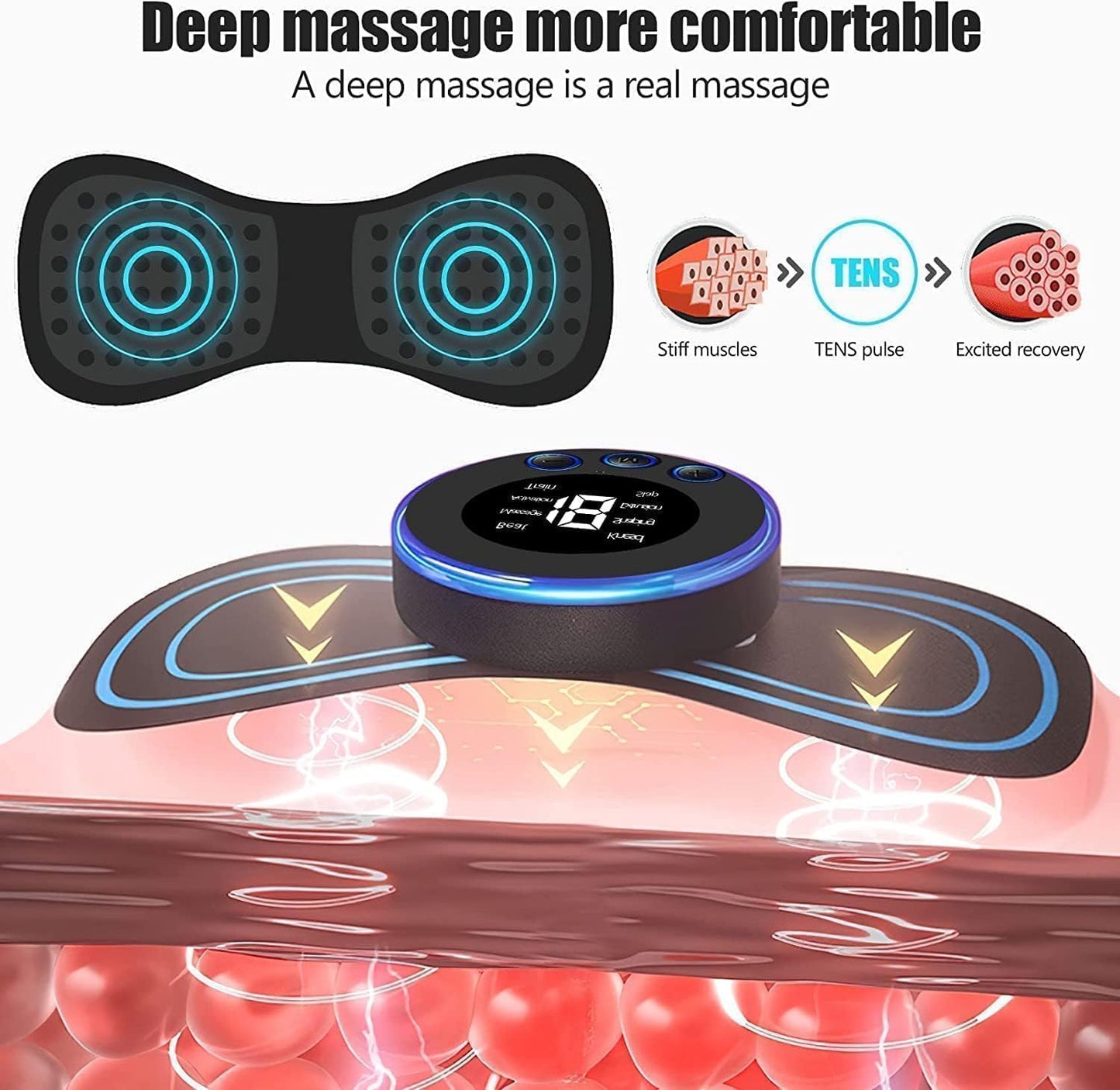 Wireless Mini Butterfly Massager for pain relief