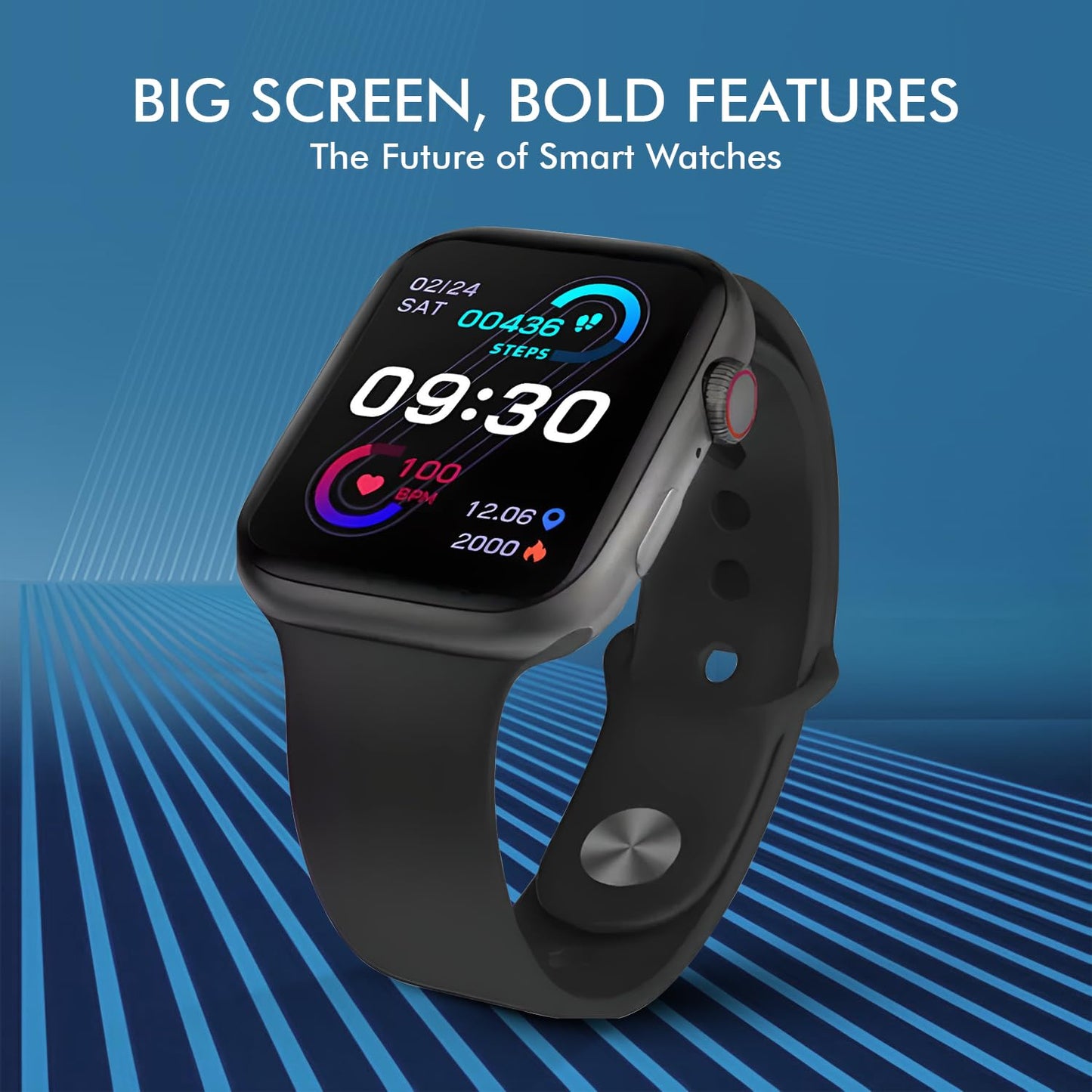 Edge Time Smart Watch for Men & Women