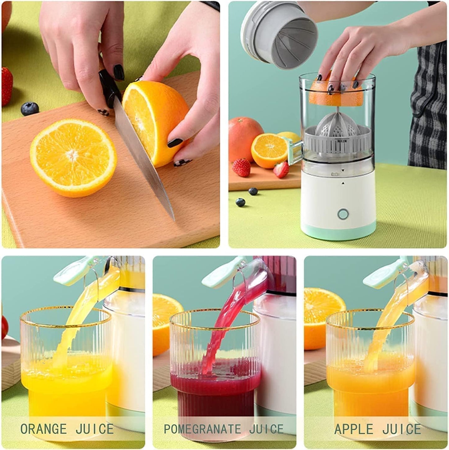 Wireless fruits press Juicer