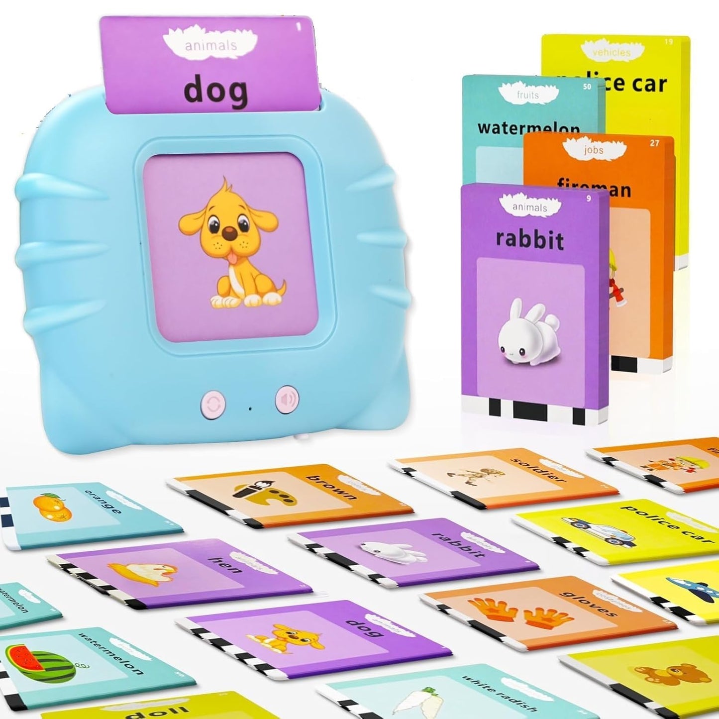 Talking Flash Cards Educational Learning Toys for 2 to 6 Years Old Boys & Girls
