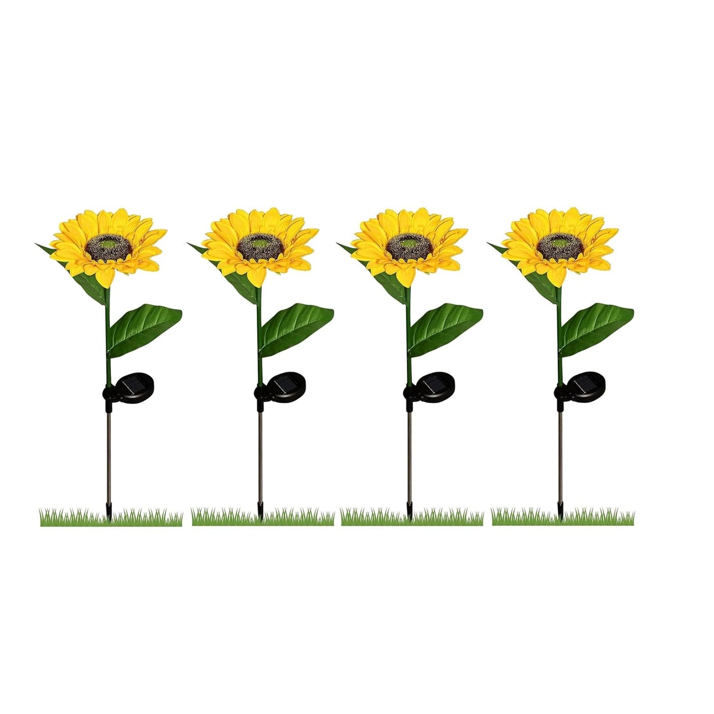 Solar Sunflower Garden Lights