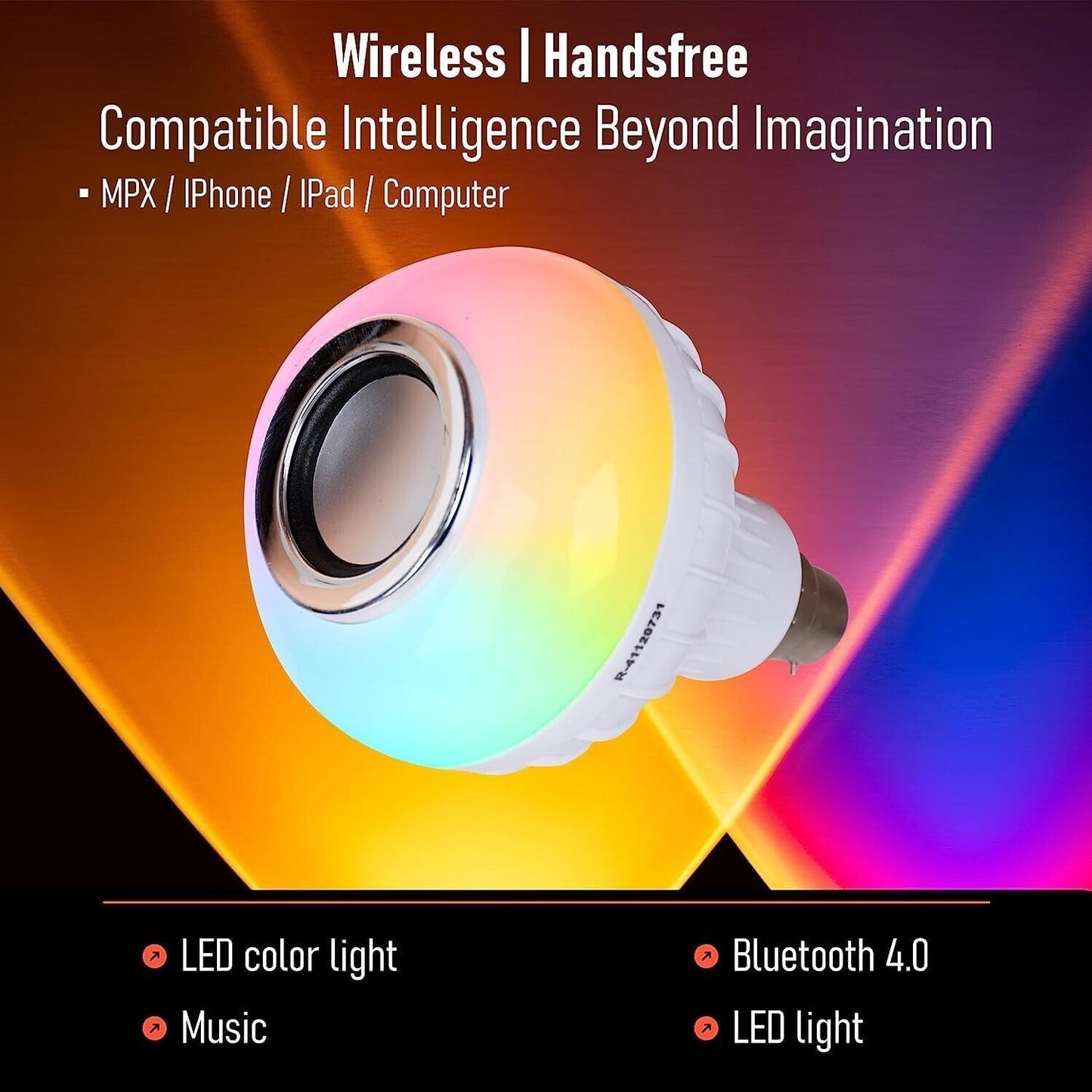 LED Music Bluetooth Light Bulb
