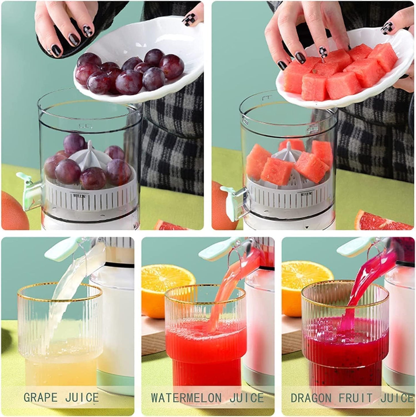 Wireless fruits press Juicer