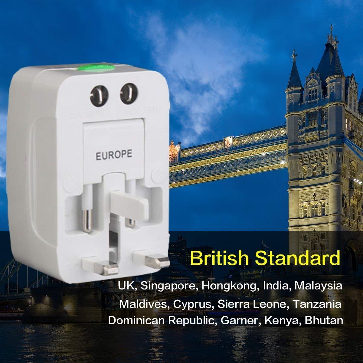 Universal Travel Adapter Plug - International Multipurpose All-in-One Solution