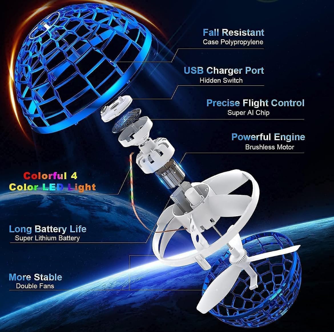 Magic Flying Ball Boomerang Spinner Fidget Toy