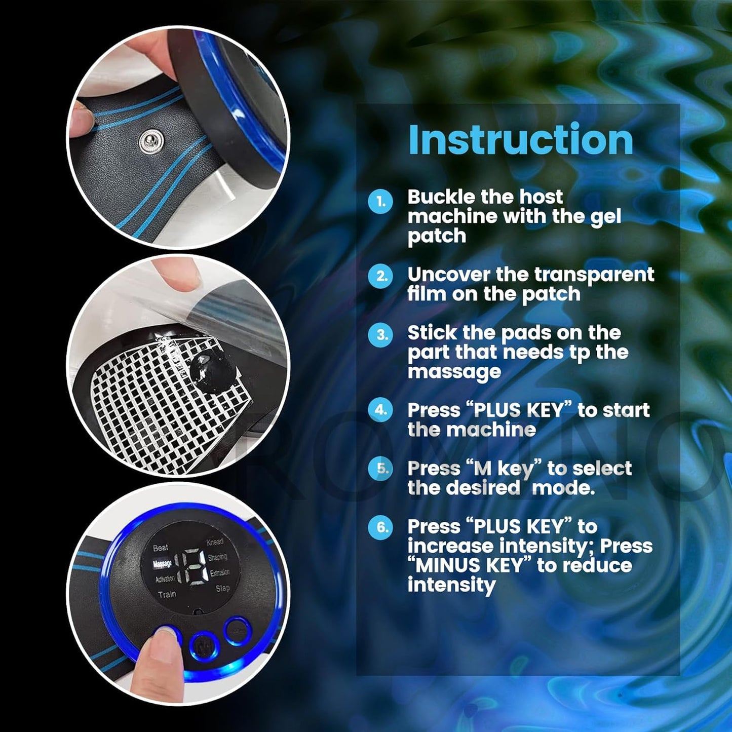 Wireless Mini Butterfly Massager for pain relief