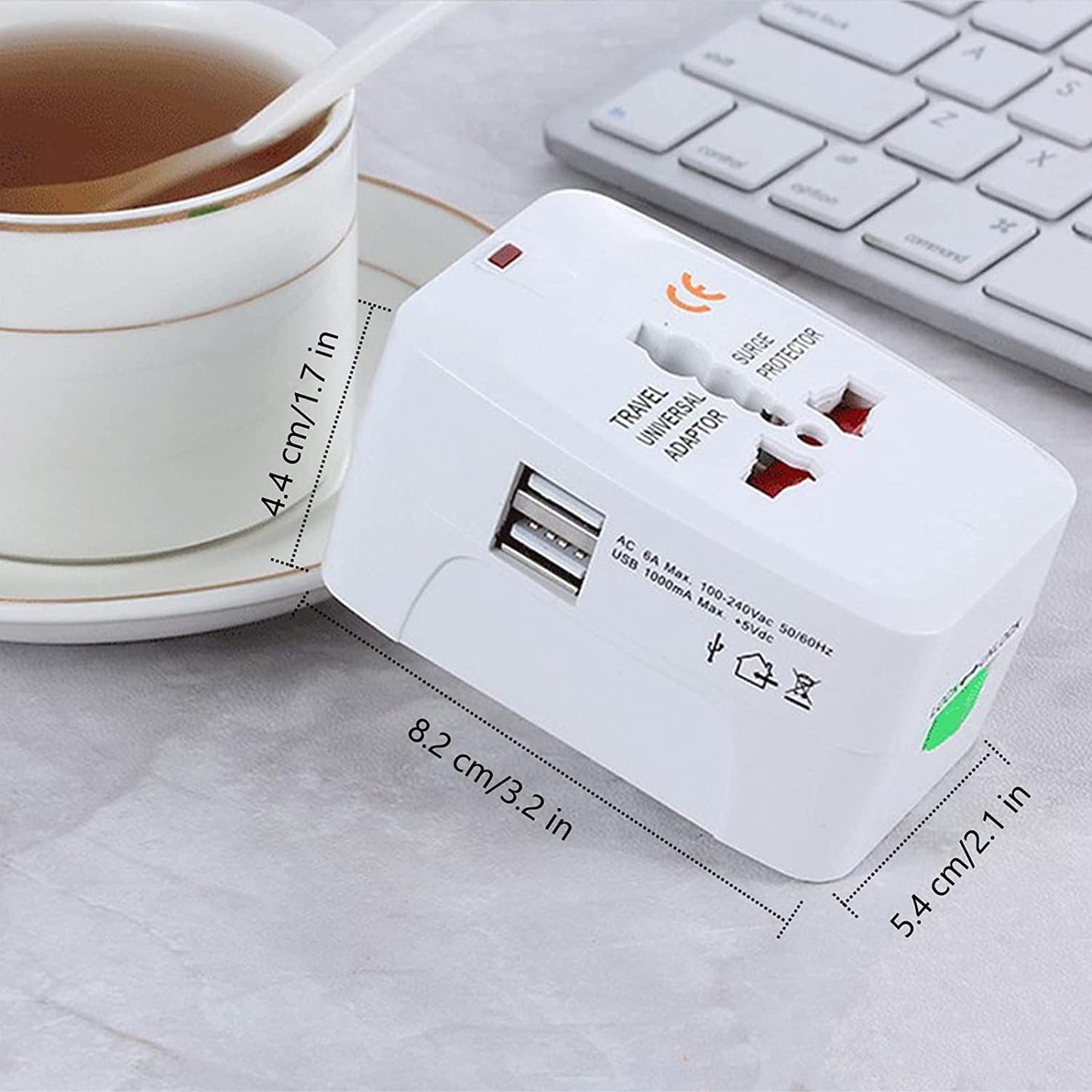 Universal Travel Adapter Plug - International Multipurpose All-in-One Solution