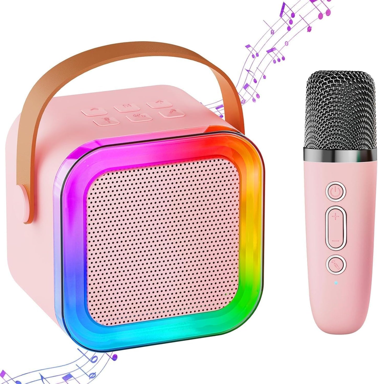 Karaoke Mic for Kids & Adults with Mini Portable Speaker