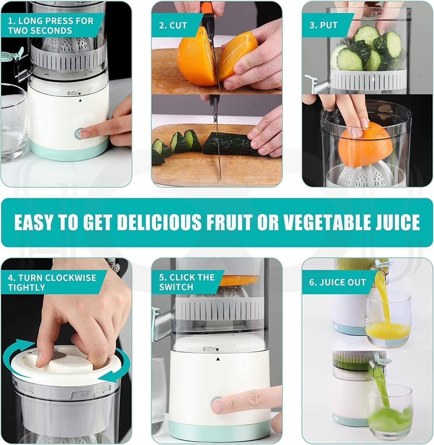 Wireless fruits press Juicer