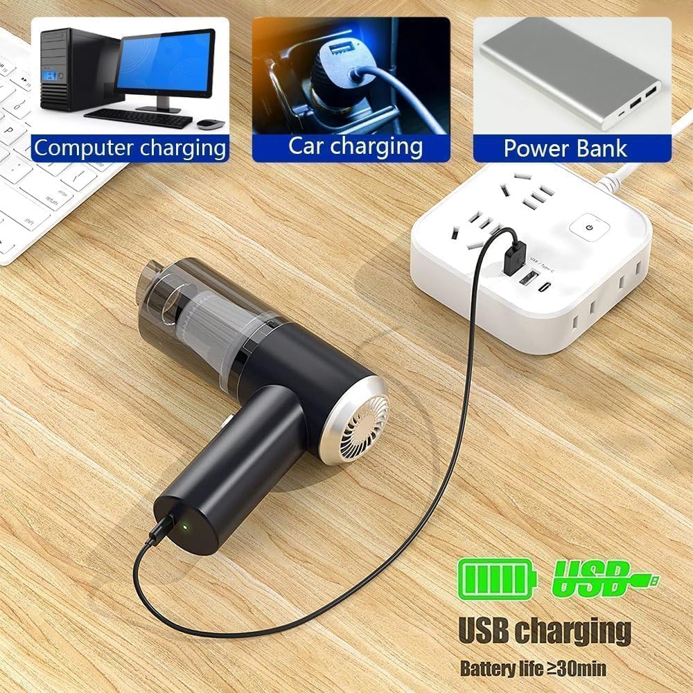 3IN1 Portable Car Vacuum Cleaner with Blower