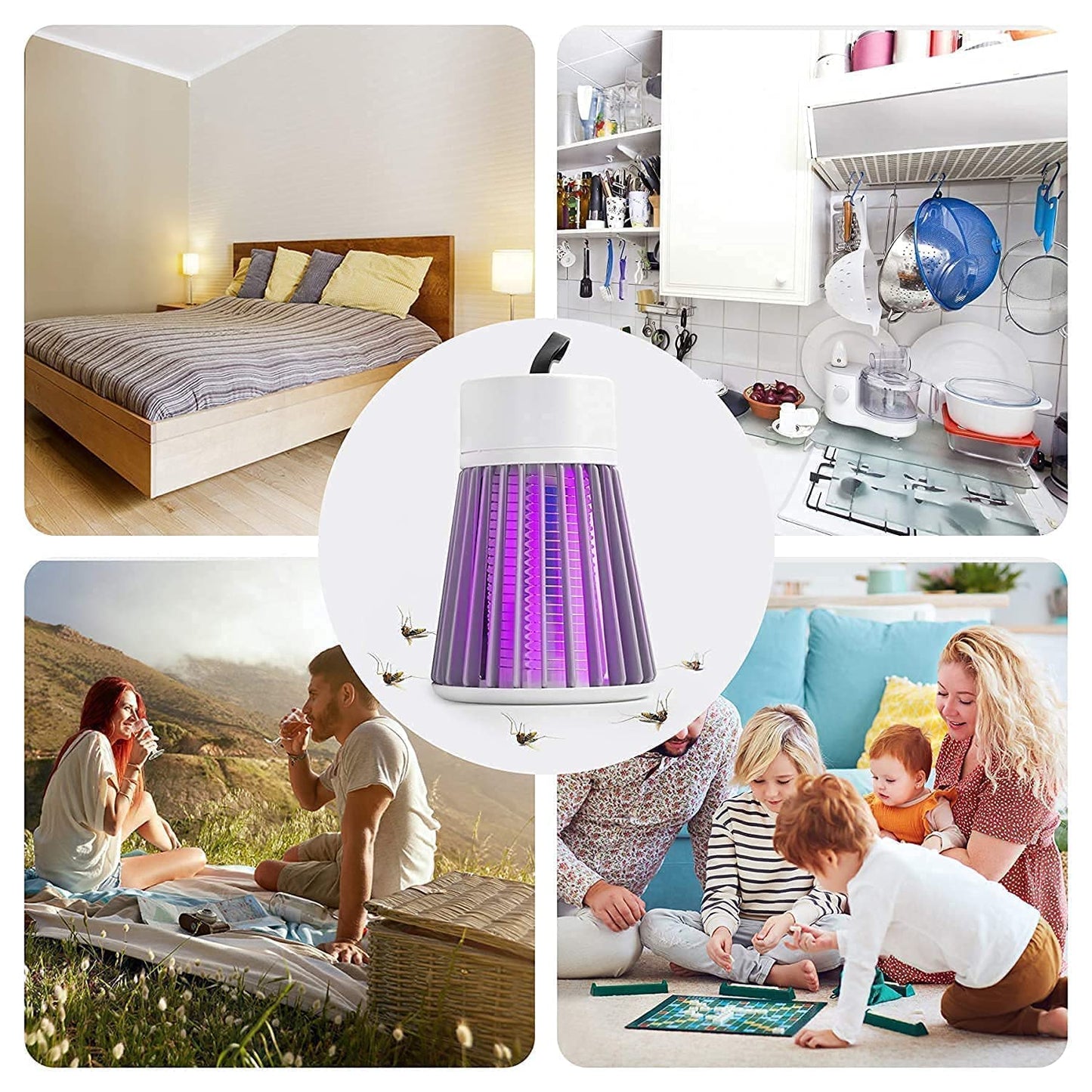Eco Friendly Electronic Led Mosquito Killer Lamp