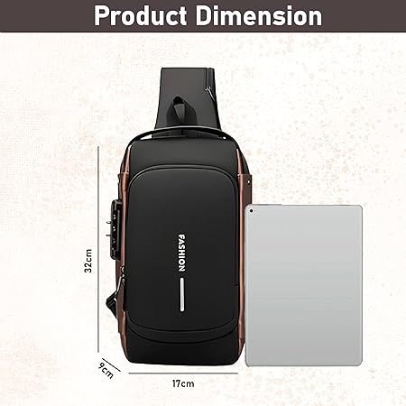 Anti-Theft Sling Bag Unisex