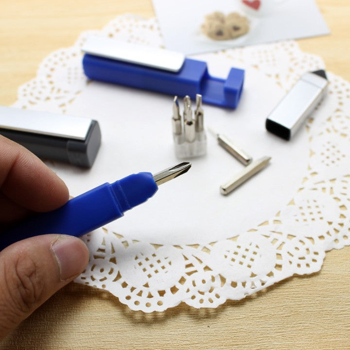 4 -in-1 Multi Tool Stylus Pen with Phone Stand & Screwdriver Set