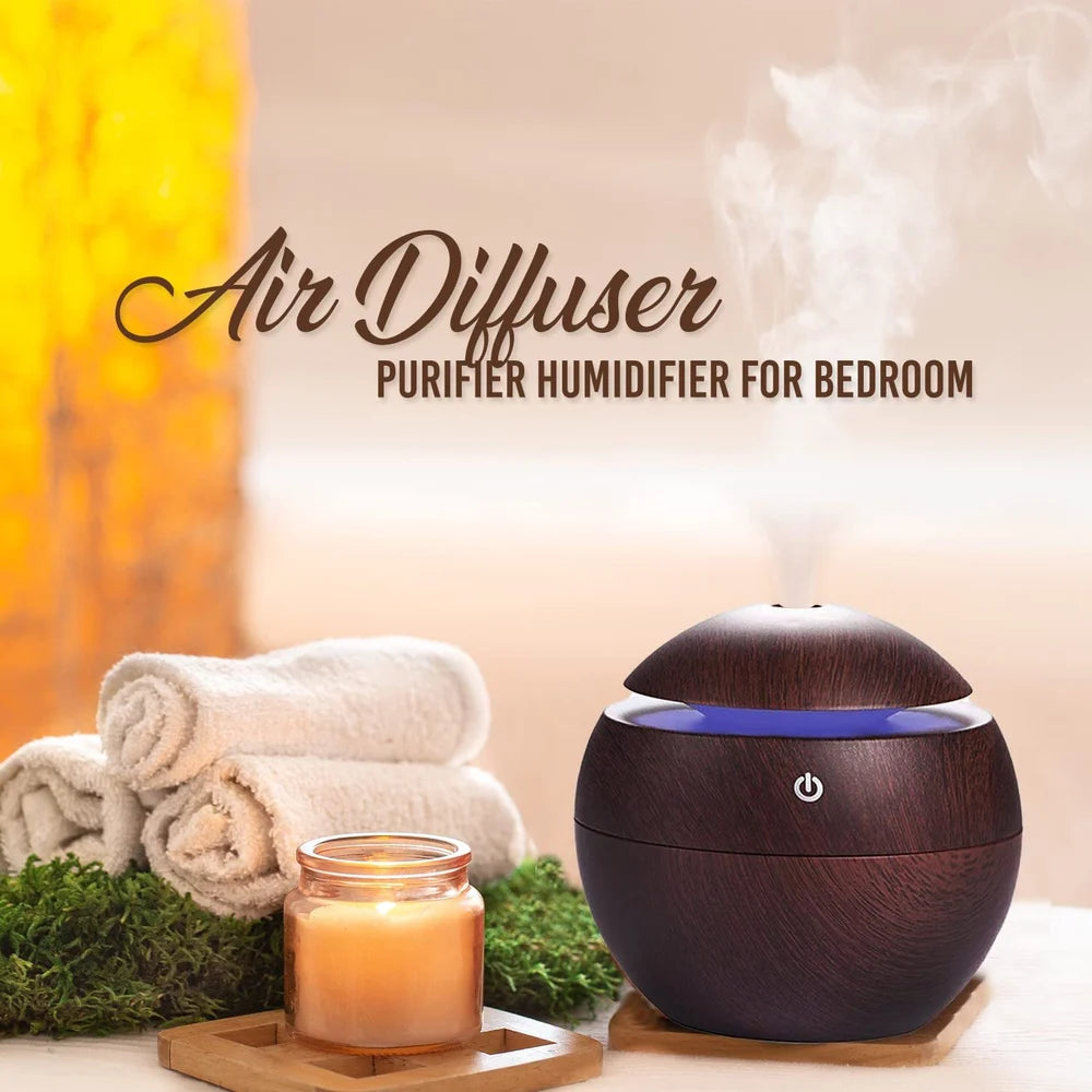 Wooden Style Cool Mist Humidifier for Room
