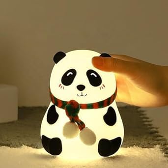 Rechargeable Silicone Panda Night Light for Kids