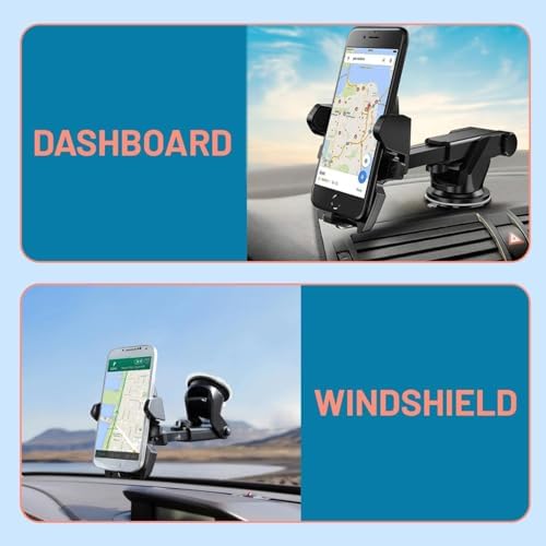 Universal Car Mobile Holder with One Touch Lock