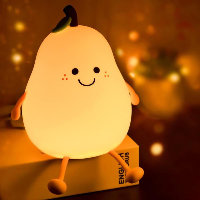 Pear Rechargeable Silicone Night Lamp