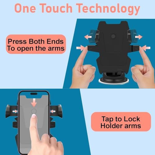 Universal Car Mobile Holder with One Touch Lock
