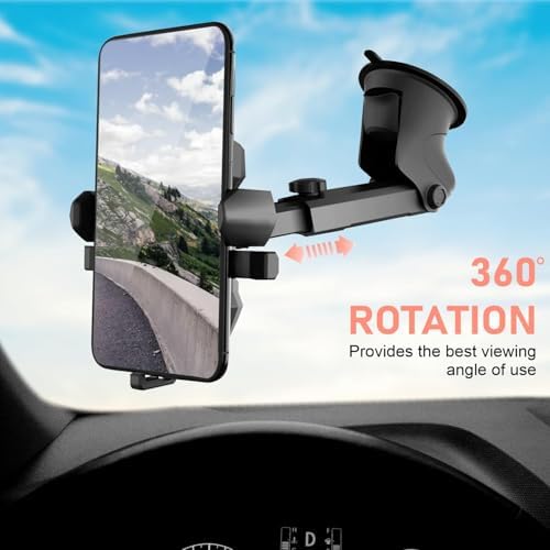 Universal Car Mobile Holder with One Touch Lock