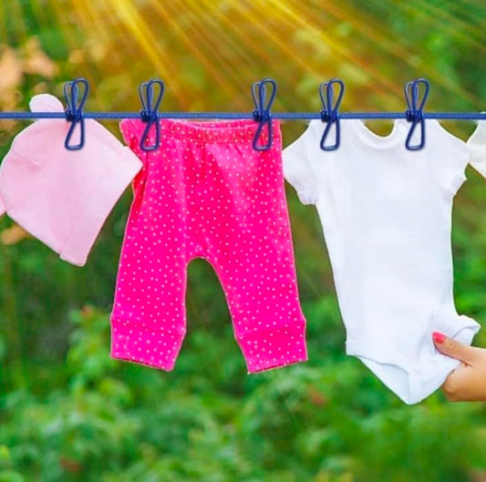 Cloth Drying Rope with Hooks