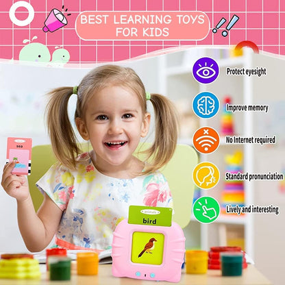 Talking Flash Cards Educational Learning Toys for 2 to 6 Years Old Boys & Girls