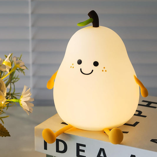Pear Rechargeable Silicone Night Lamp