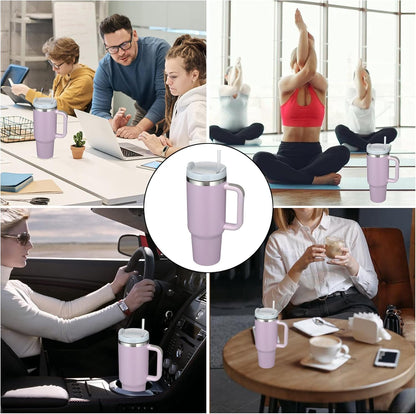 Tumbler with lid and Straw 1200ML Cup Stainless Steel Vacuum Insulated