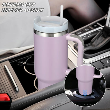 Tumbler with lid and Straw 1200ML Cup Stainless Steel Vacuum Insulated