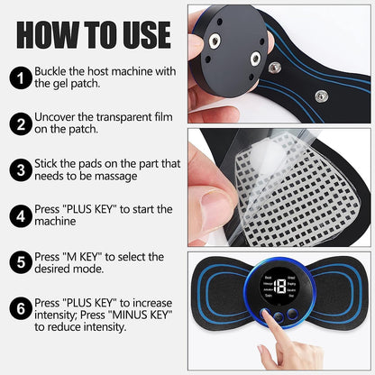 Wireless Mini Butterfly Massager for pain relief