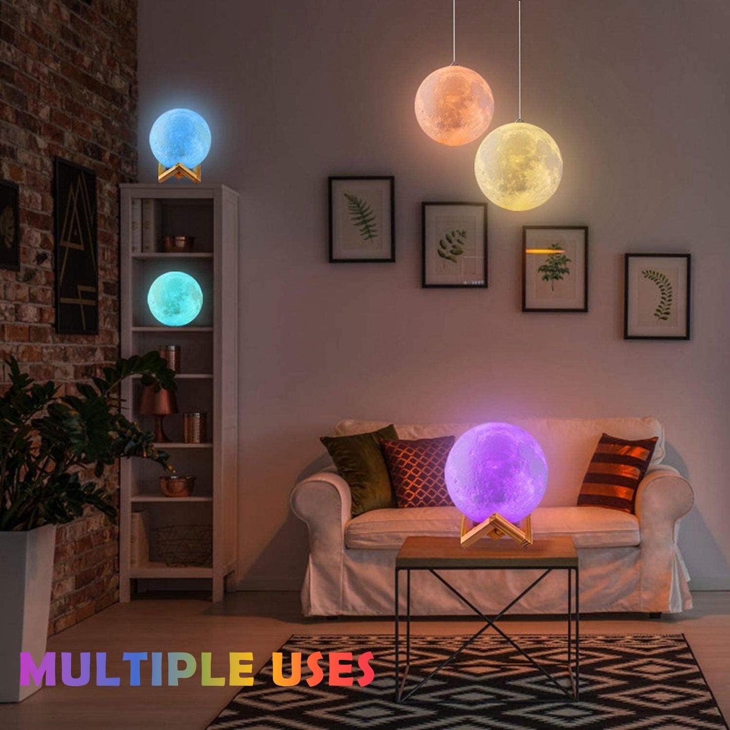 3D Moon Night Lamp