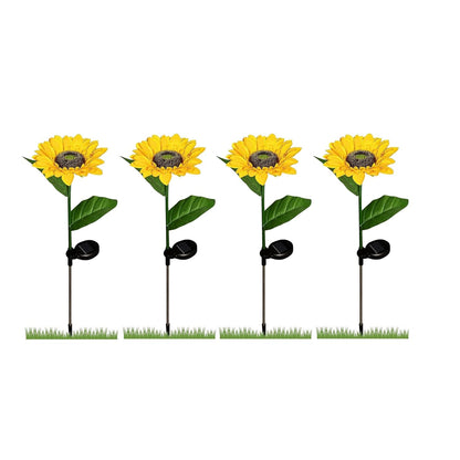 Solar Sunflower Garden Lights