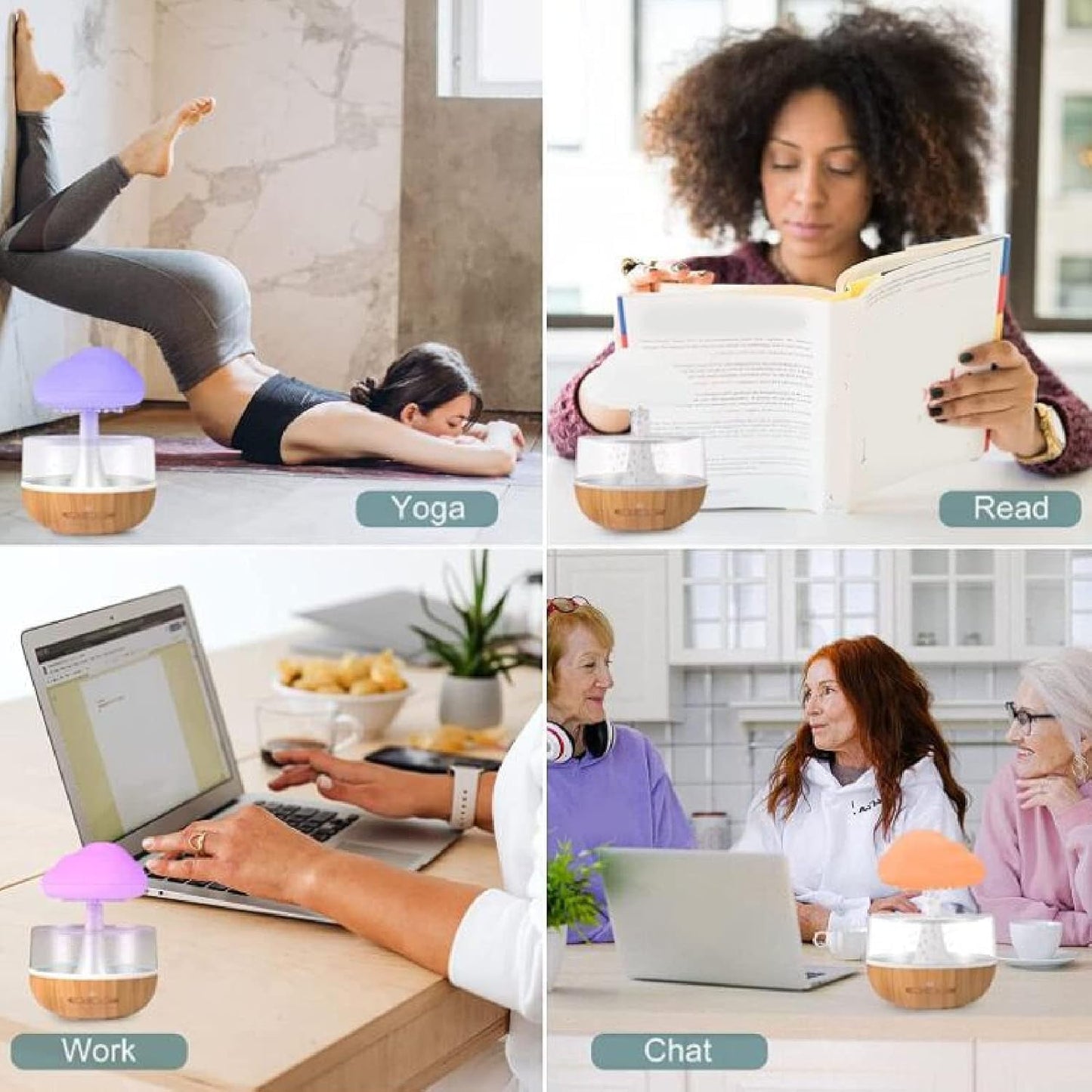 Cloud Rain Aroma Humidifier