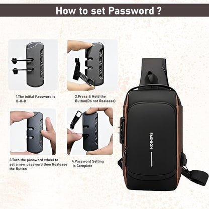Anti-Theft Sling Bag Unisex