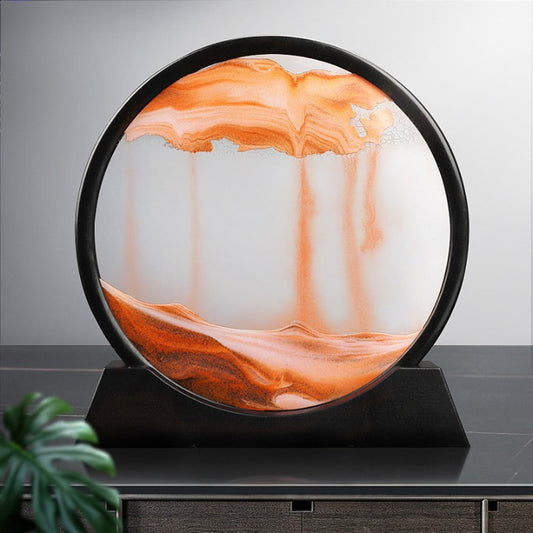 Moving Sand Art Picture Glass Liquid Live Painting