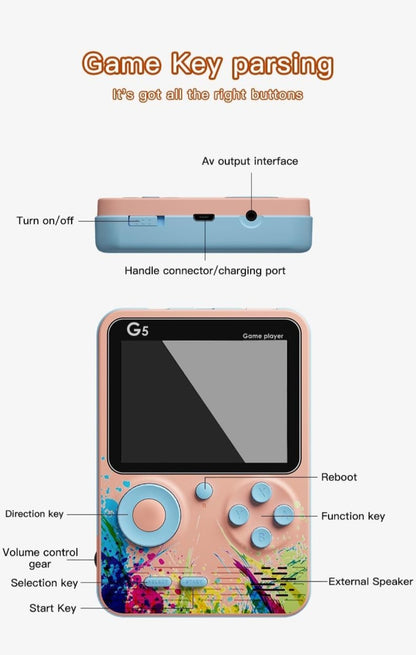Doodad Handheld Game Console for Kids