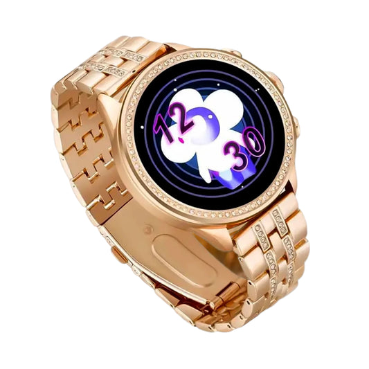ChronoX Women’s Smartwatch with Rose Gold Strap