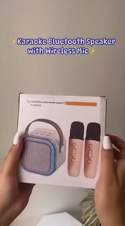 Karaoke Mic for Kids & Adults with Mini Portable Speaker